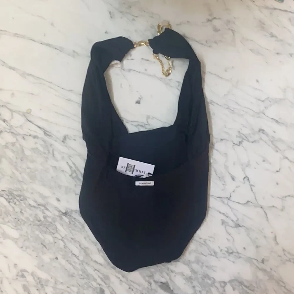 Necklace One Piece in Black WeWoreWhat